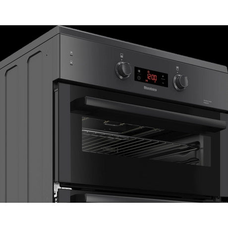 Blomberg HIRN651N 60cm Double Oven Electric Cooker with Induction Hob - Anthracite - Bonus Superstore