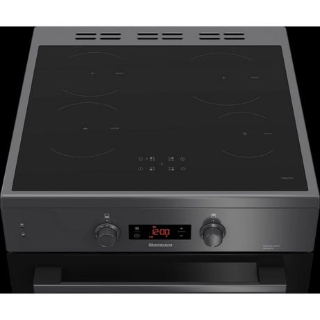 Blomberg HIRN651N 60cm Double Oven Electric Cooker with Induction Hob - Anthracite - Bonus Superstore