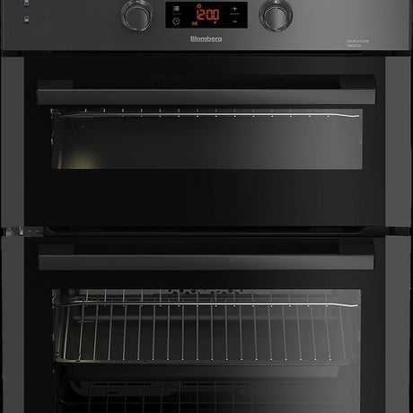 Blomberg HIRN651N 60cm Double Oven Electric Cooker with Induction Hob - Anthracite - Bonus Superstore