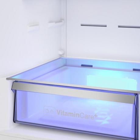 Blomberg VitaminCare+ KND24692VG 59.7cm 50/50 Total No Frost AeroActive Fridge Freezer - Graphite