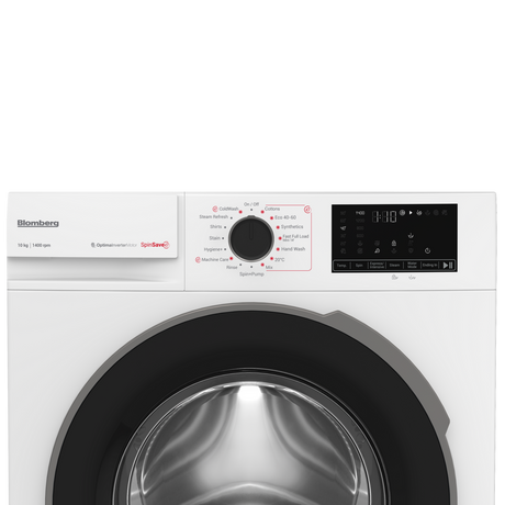 Blomberg LWA210461W 10kg 1400 spin Washing Machine - White - Bonus Superstore