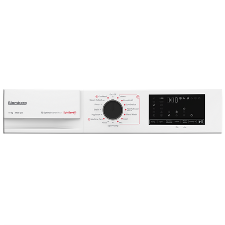 Blomberg LWA210461W 10kg 1400 spin Washing Machine - White - Bonus Superstore