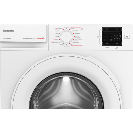 Blomberg LWA27461W 7kg 1400 Spin Washing Machine - White - Bonus Superstore