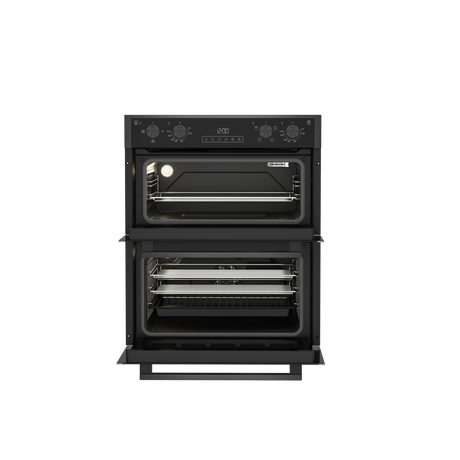 Blomberg ROTN9202DX 59.4cm Built-Under Electric Double Oven - Dark Steel - Bonus Superstore