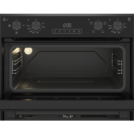 Blomberg ROTN9202DX 59.4cm Built-Under Electric Double Oven - Dark Steel - Bonus Superstore