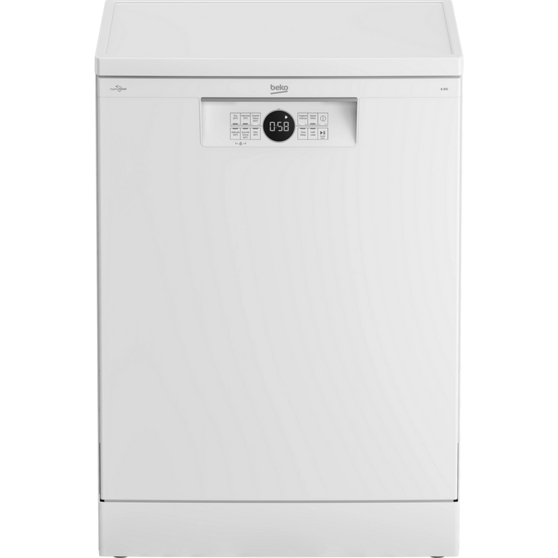Beko BDFN26432W Full Size Dishwasher - 14 Place Settings