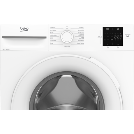 Beko BM1WU3741W 7kg 1400 Spin Washing Machine - White - Bonus Superstore