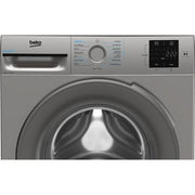 Beko BMN3WT3841S 8kg 1400 Spin Washing Machine - Silver - Bonus Superstore