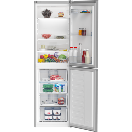 Beko CCFM4582S 54cm 50 50 Frost Free Fridge Freezer Silver