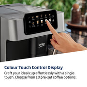 Beko CEG7304X Bean to Cup Fully Automatic Espresso Machine with Integrated Milk Jug - Silver Beko