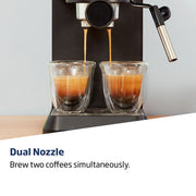 Beko CEP5302B Beko CaffeExperto Manual Espresso with Steam Wand - Black Beko