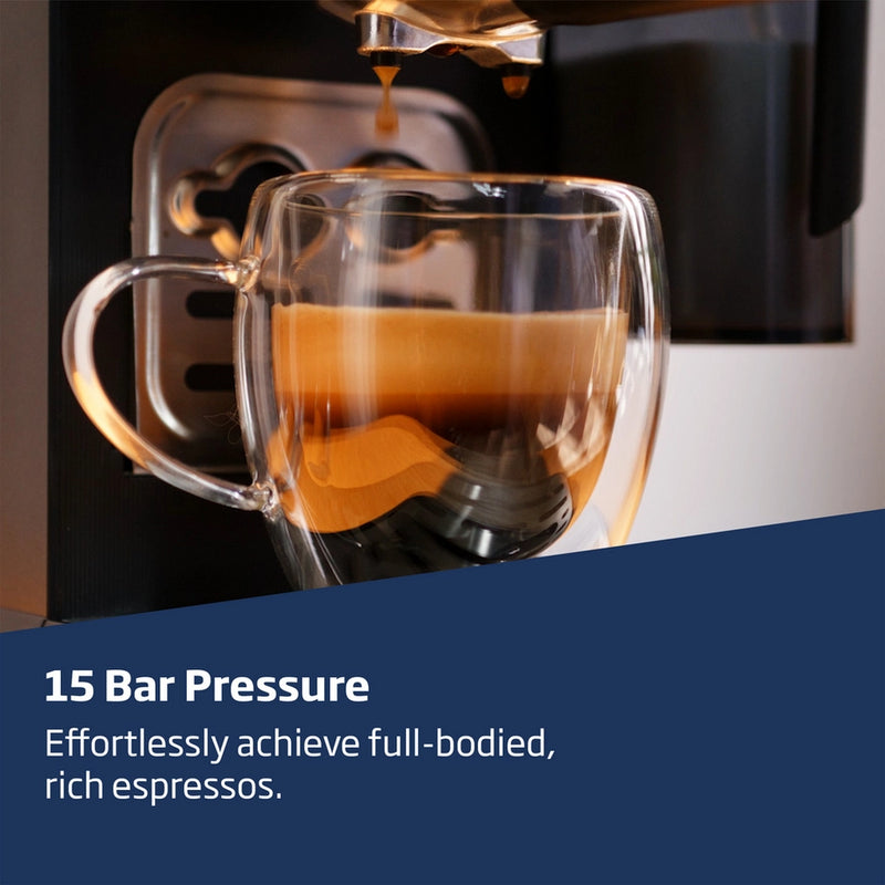 Beko CaffeExperto CEP5304X Manual Espresso with Steam Wand - Black