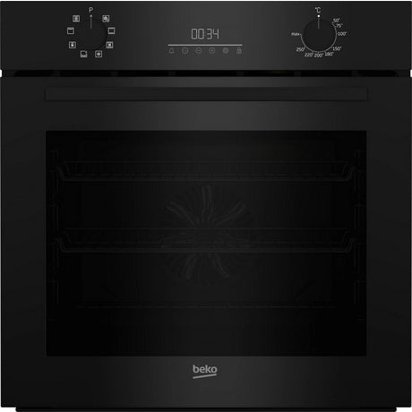 Beko CIMD91B 59.4cm Built In Electric Single Oven - Black - Bonus Superstore