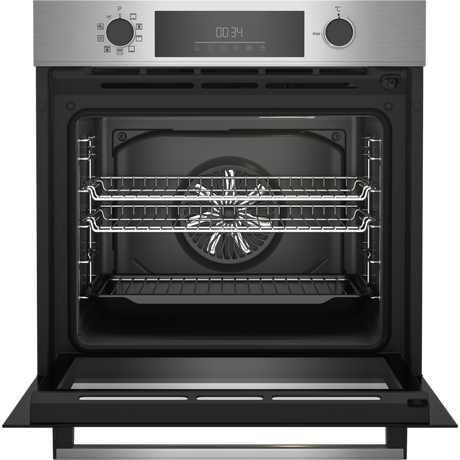 Beko CIMY92XP 59.4cm Pyrolytic Built In Electric Single Oven - Stainless Steel