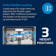 Beko DIN15C20 Integrated Full Size Dishwasher - 14 Place Settings - Bonus Superstore