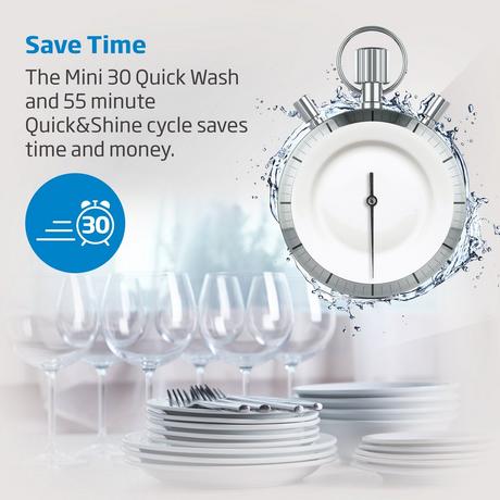 Beko DIN15C20 Integrated Full Size Dishwasher - 14 Place Settings - Bonus Superstore
