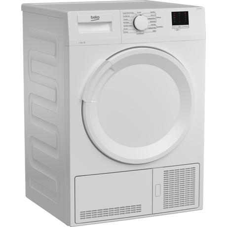 Beko DTLCE80041W 8kg Condenser Tumble Dryer - White - Bonus Superstore