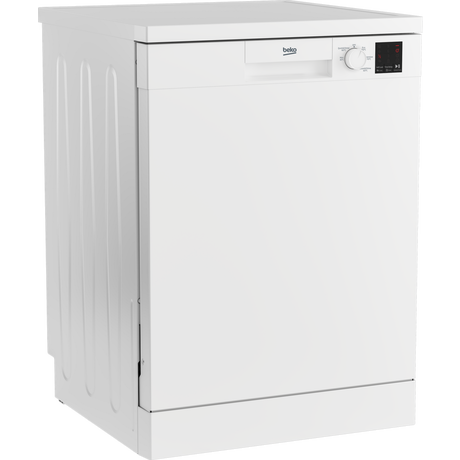 Beko DVN05C20W Full Size Dishwasher - White - 13 Place Settings - Bonus Superstore
