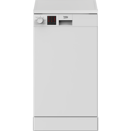 Beko DVS05C20W Slimline Dishwasher - White - 10 Place Settings - Bonus Superstore
