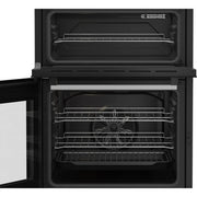 Beko EDC6731W 60cm Double Oven Electric Cooker with Vitroceramic Hob - White - Bonus Superstore
