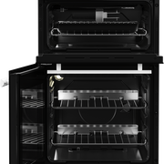 Beko EDG507W 50cm Twin Cavity Gas Cooker with Gas Hob - White - Bonus Superstore