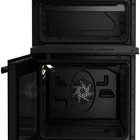 Beko EDVC503B 50cm Electric Double Oven with Ceramic Hob - Black