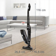 Bosch BCHF220GB Serie 2 2-in-1 Cordless Vacuum Cleaner - 44 Minutes Run Time - Jet Black - Bonus Superstore