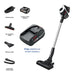 Bosch BCS612GB Unlimited Serie 6 ProHome Cordless Vacuum Cleaner - White - 30 Minute Run Time - PLUS Additional Battery Bosch