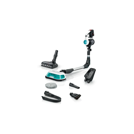 Bosch BCS71HYGGB ProAqua Cordless Vacuum Cleaner - 40 Minutes Run Time - White - Bonus Superstore