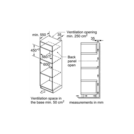 Bosch CMA583MS0B Series 4 Built-In Combination Microwave - Stainless Steel - Bonus Superstore