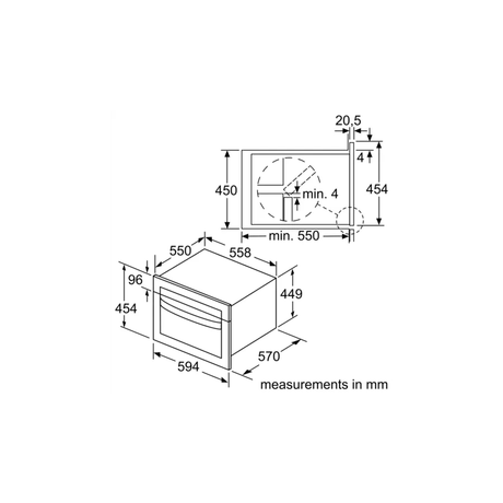 Bosch CMA583MS0B Series 4 Built-In Combination Microwave - Stainless Steel - Bonus Superstore