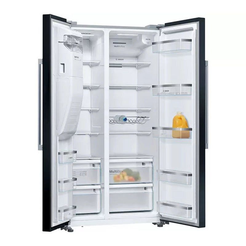 Bosch KAD93ABEP 70/30 Total No Frost, American Fridge-freezer - Black