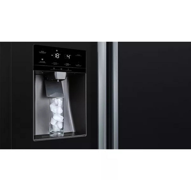 Bosch KAD93ABEP 70/30 Total No Frost, American Fridge-freezer - Black