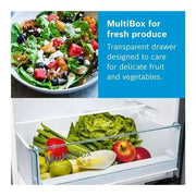 Bosch KGN34NLEAG 60cm 50/50 No Frost Fridge Freezer - Silver - Bonus Superstore