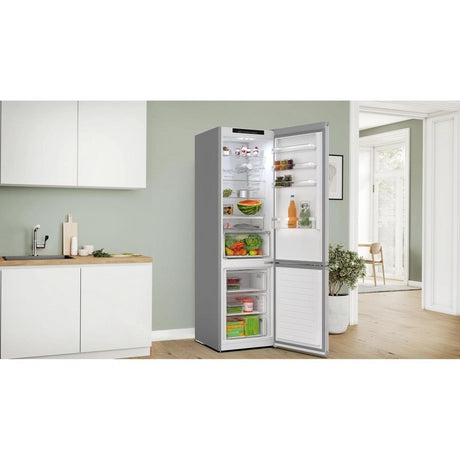 Bosch KGN392LAGG 60cm 60/40 Total No Frost Fridge Freezer - Stainless Steel Look