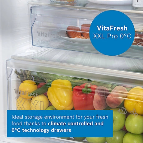 Bosch KGN392WDFG 60cm Fridge Freezer - White