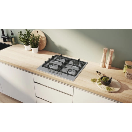 Bosch PGP6B5K90 60cm Gas Hob - Stainless steel