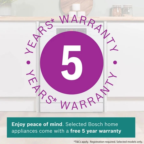 Bosch SMS26AW08G 60cm Dishwasher - White 12 Place Settings