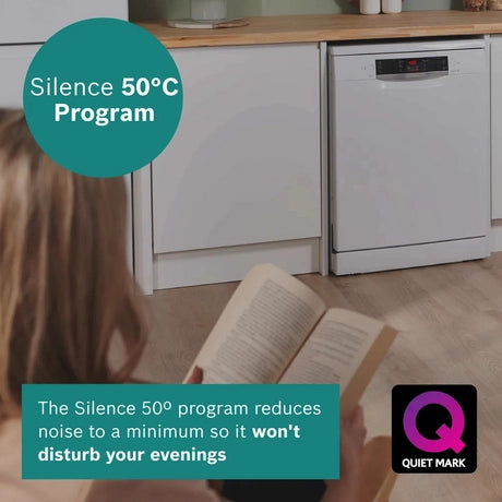 Bosch SMS26AW08G 60cm Dishwasher - White 12 Place Settings