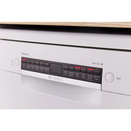 Bosch SMS4EMW06G WiFi-enabled Dishwasher - White - 14 Place Settings