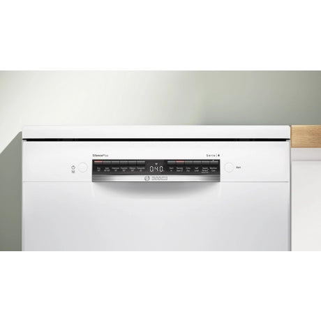 Bosch SMS4EMW06G WiFi-enabled Dishwasher - White - 14 Place Settings