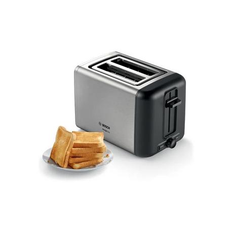 Bosch TAT3P420GB 2 Slice Toaster - Stainless Steel