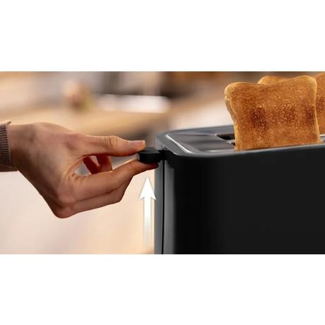 Bosch TAT4M223GB 2 Slice Toaster - Black - Bonus Superstore