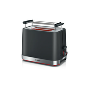 Bosch TAT4M223GB 2 Slice Toaster - Black - Bonus Superstore