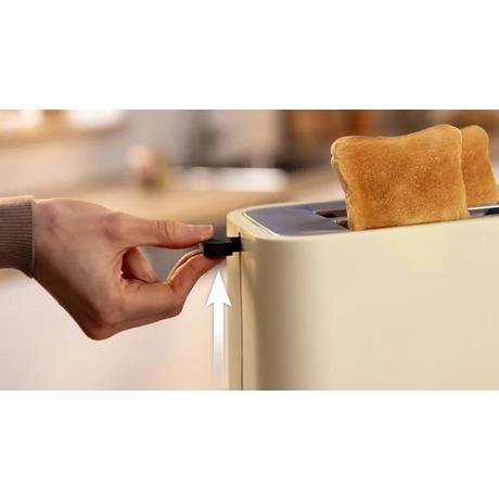 Bosch TAT4M227GB 2 Slice Toaster - Cream - Bonus Superstore