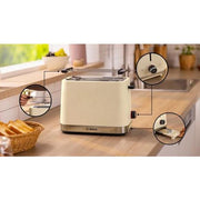 Bosch TAT4M227GB 2 Slice Toaster - Cream - Bonus Superstore