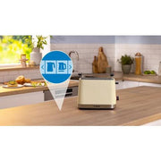Bosch TAT4M227GB 2 Slice Toaster - Cream - Bonus Superstore