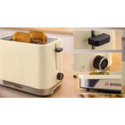 Bosch TAT4M227GB 2 Slice Toaster - Cream - Bonus Superstore