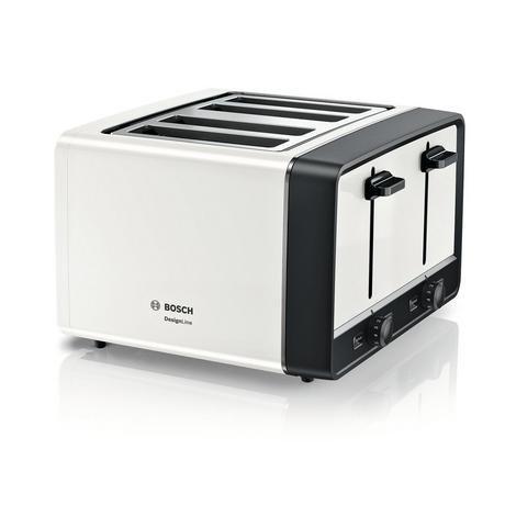 Bosch TAT5P441GB 4 Slice Toaster - White - Bonus Superstore