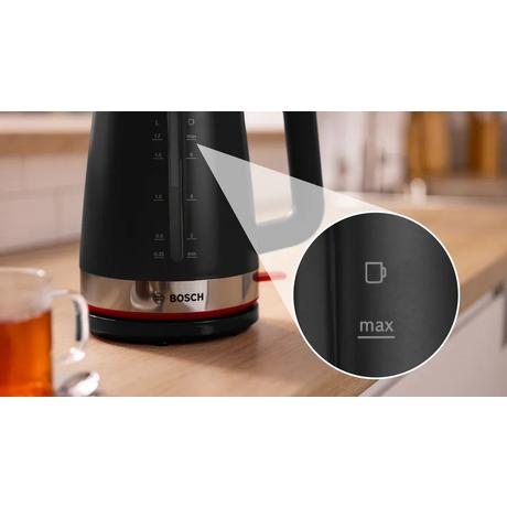 Bosch TWK4M223GB 1.7 Litres Jug Kettle - Black - Bonus Superstore